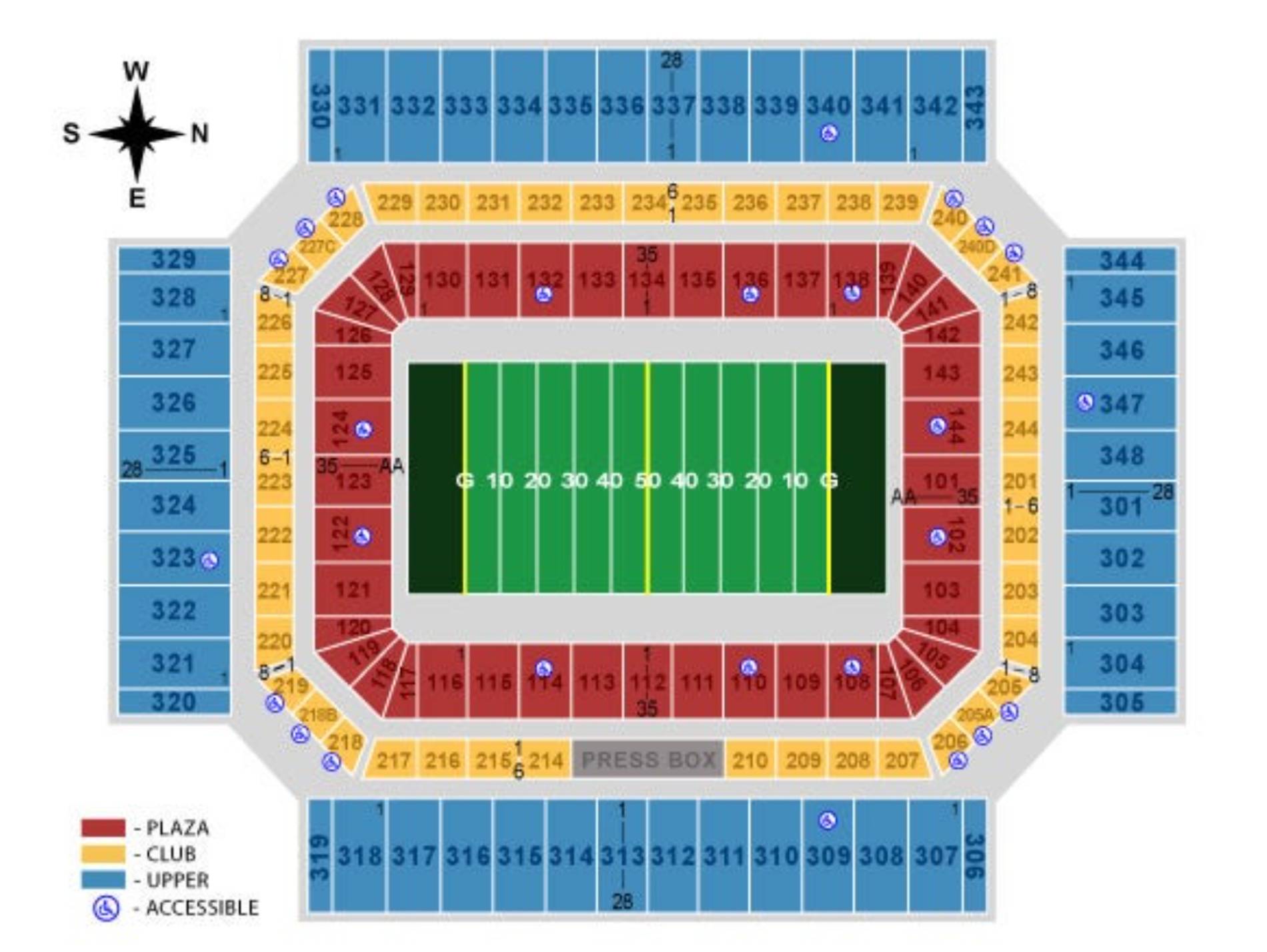 Alamodome Map