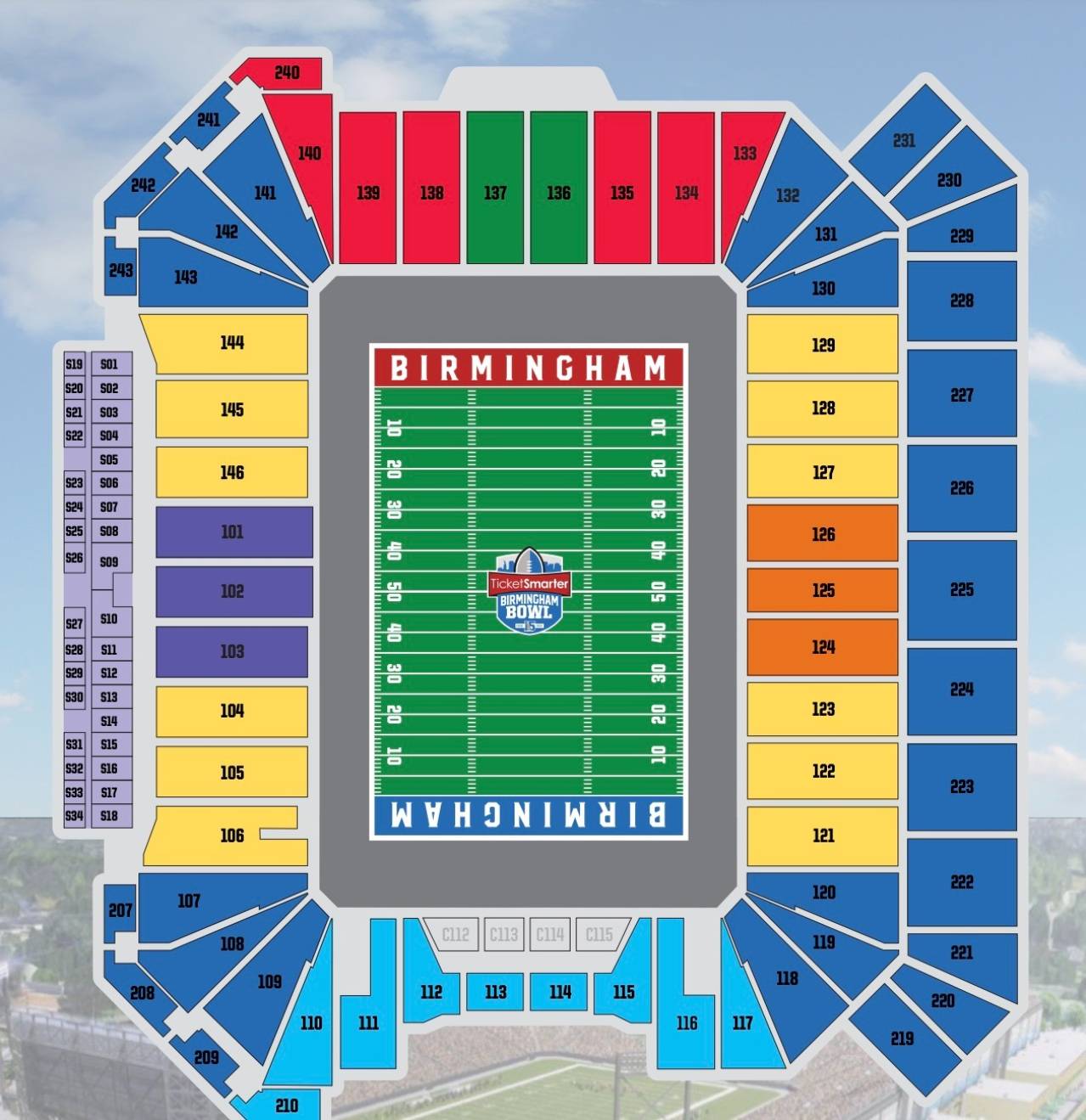 Birmingham Bowl Tickets 21 Dec 2024* Protective Stadium Koobit