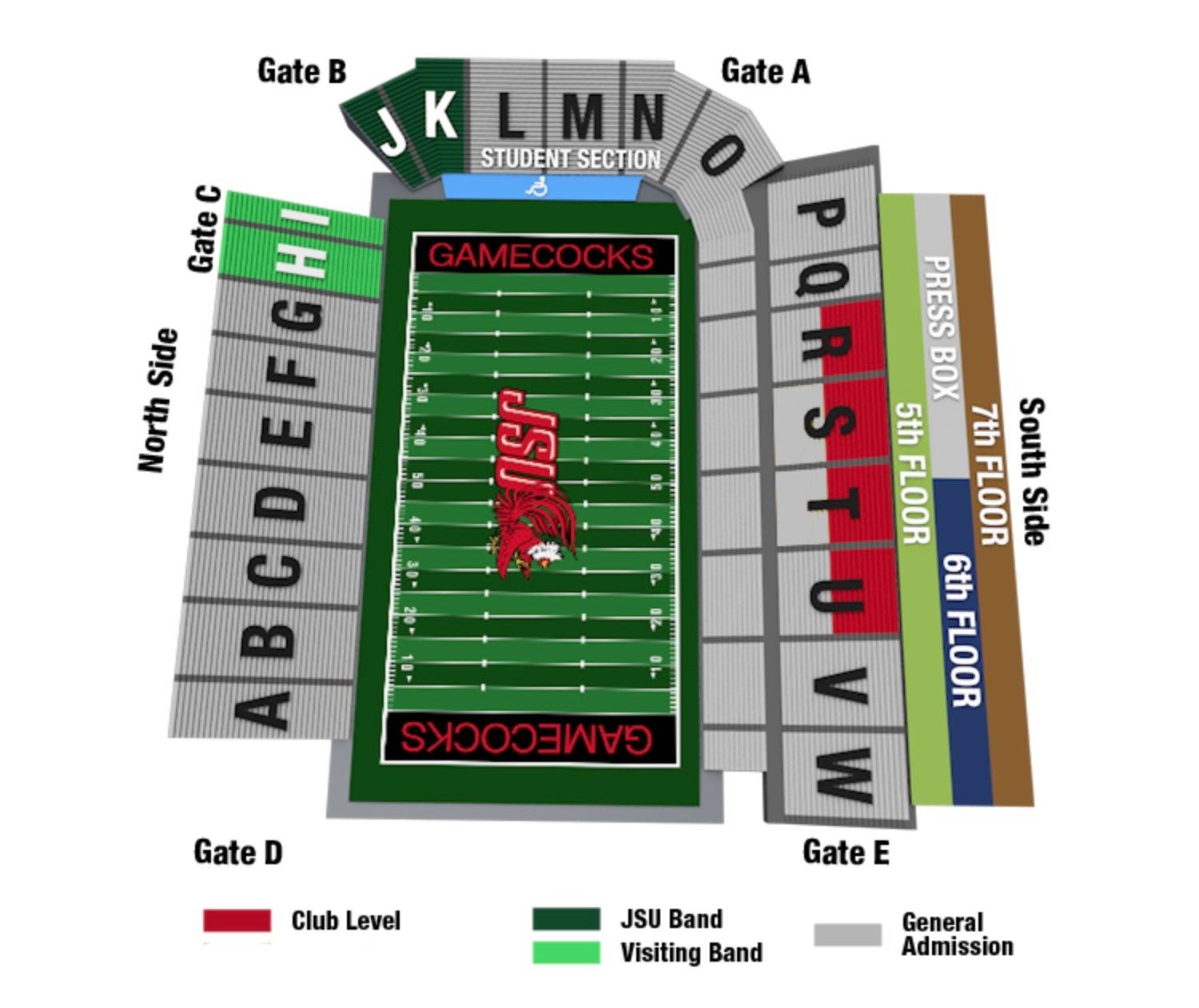AmFirst Stadium Map