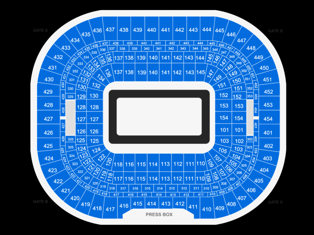 The Dome at America's Center Map
