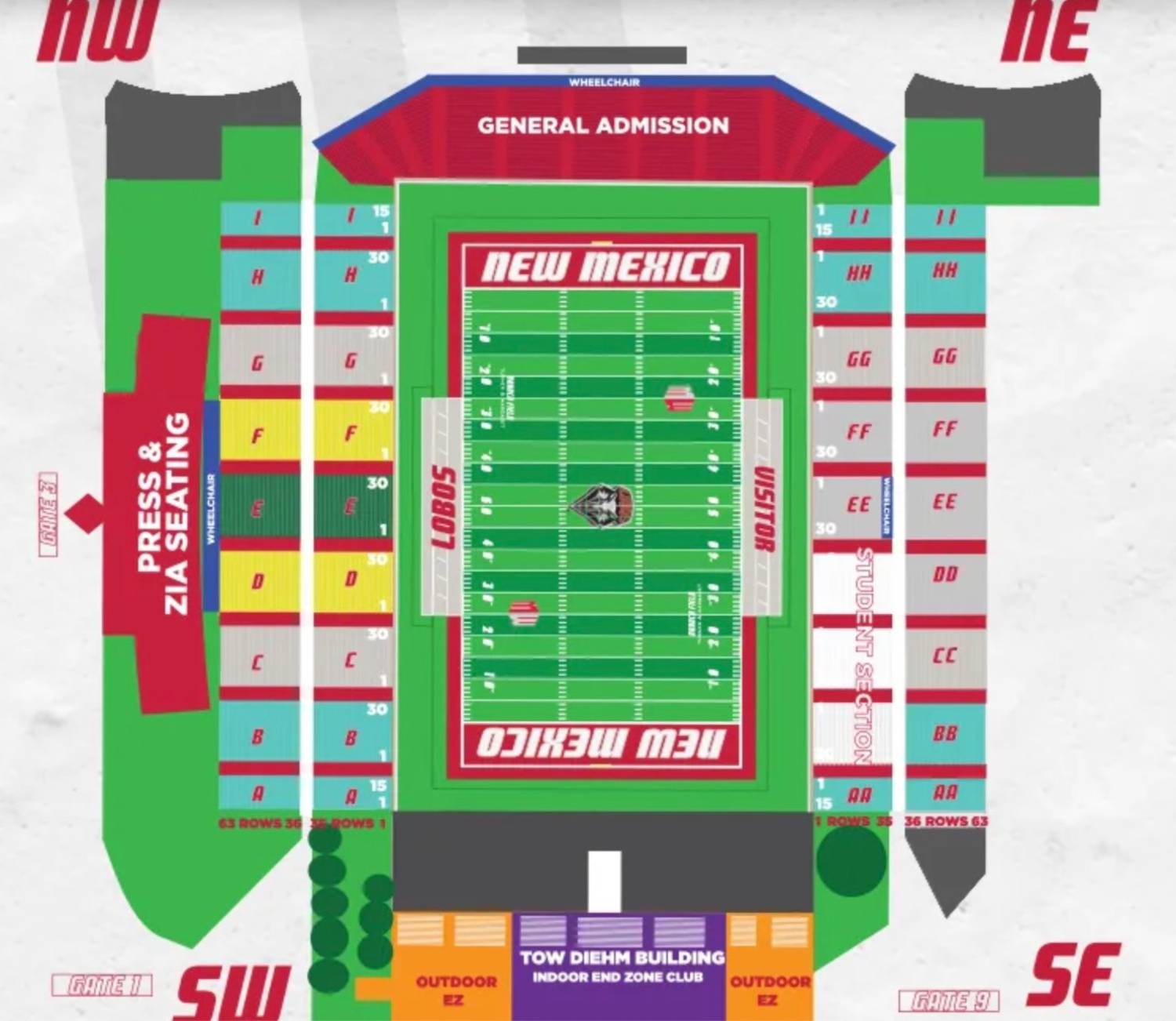 New Mexico Bowl Tickets Dec 2024* University Stadium Koobit