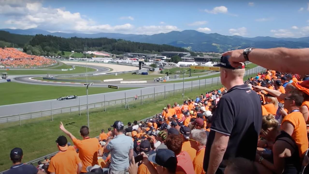 Red Bull Grandstand (Sections L, M & N) F1 Austrian Grand Prix 27