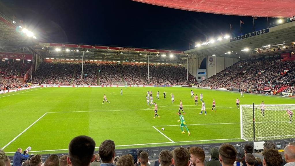 Sheffield United playing Reading at Bramall Lane