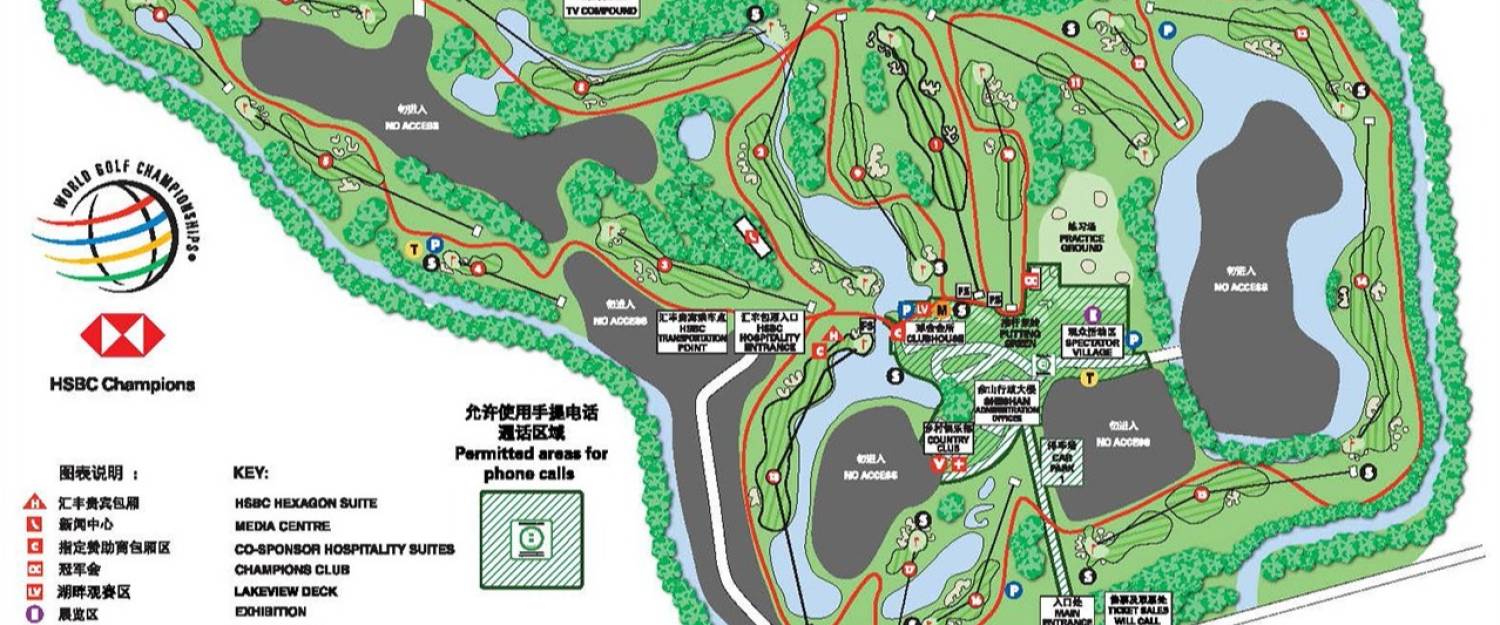 Sheshan Golf Club Map