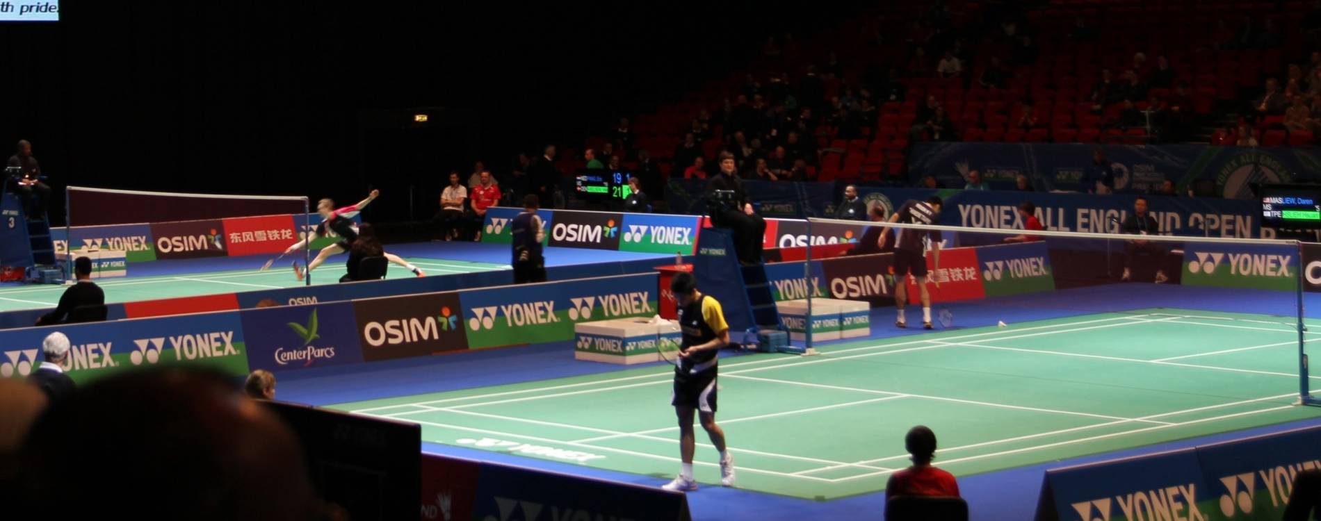 Show courts at the All England Open