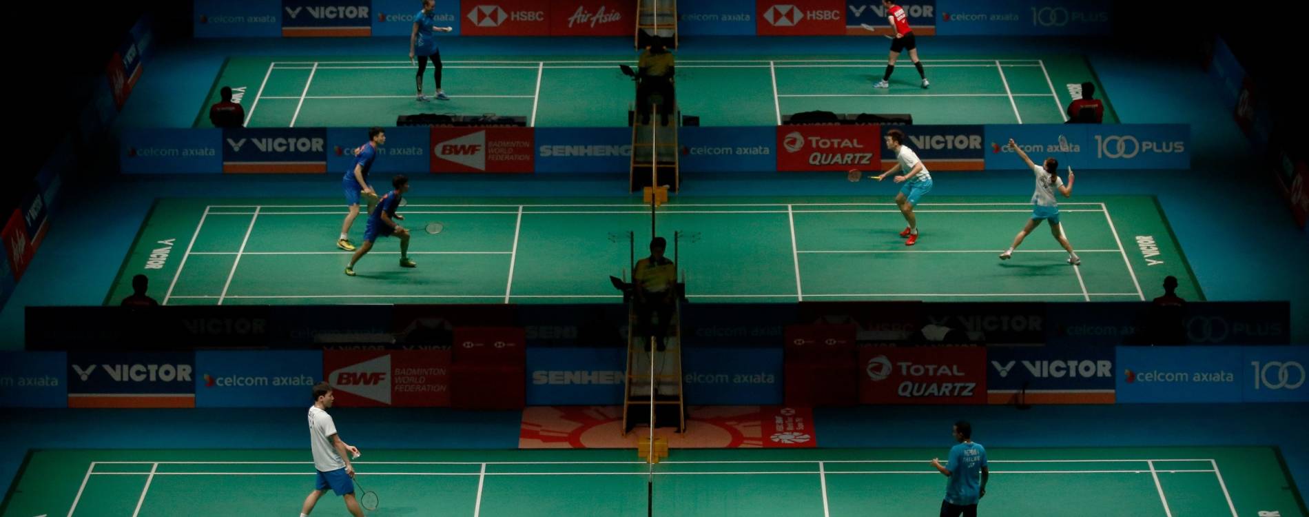 Show courts at the Malaysia Open