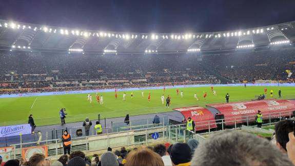 Sideline seating at Stadio Olimpico
