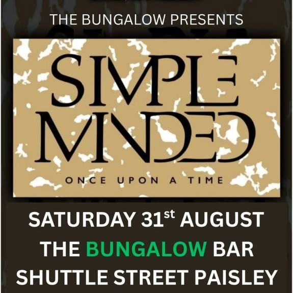 Simple Minded tribute to Simple Minds