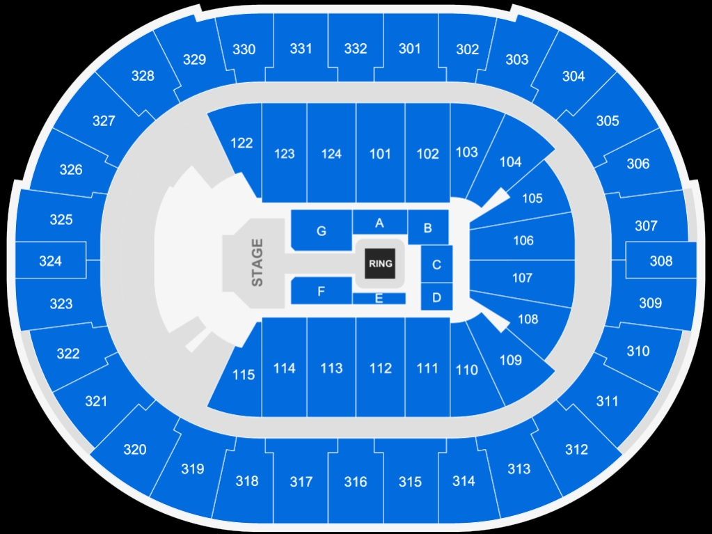Smoothie King Center Map