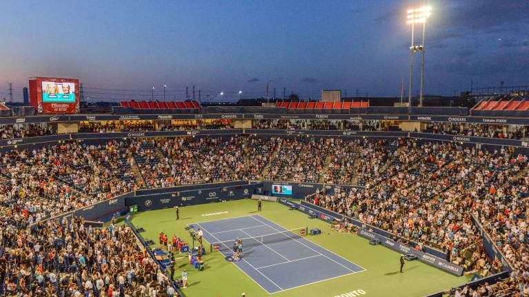 Sobeys Stadium, Toronto, during the National Bank Open
