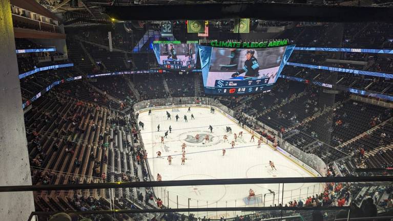 Space Needle Lounge seating in Section 209 at Climate Pledge Arena