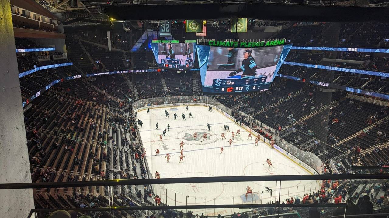 Space Needle Lounge seating in Section 209 at Climate Pledge Arena