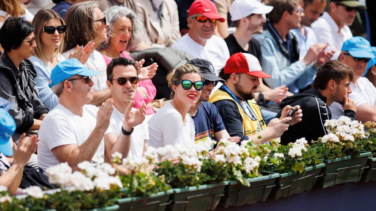 Spectators at the Barcelona Open