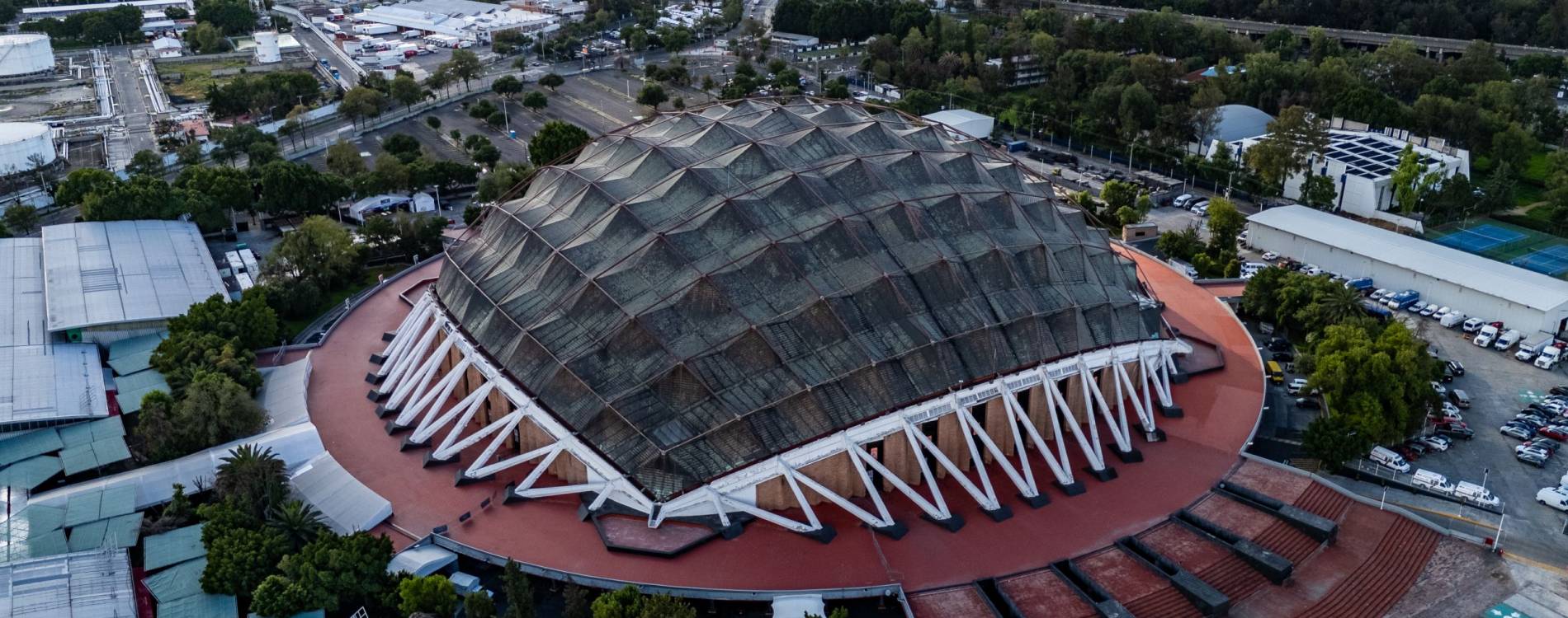 Sports Palace (Palacio de los Deportes) in Mexico City