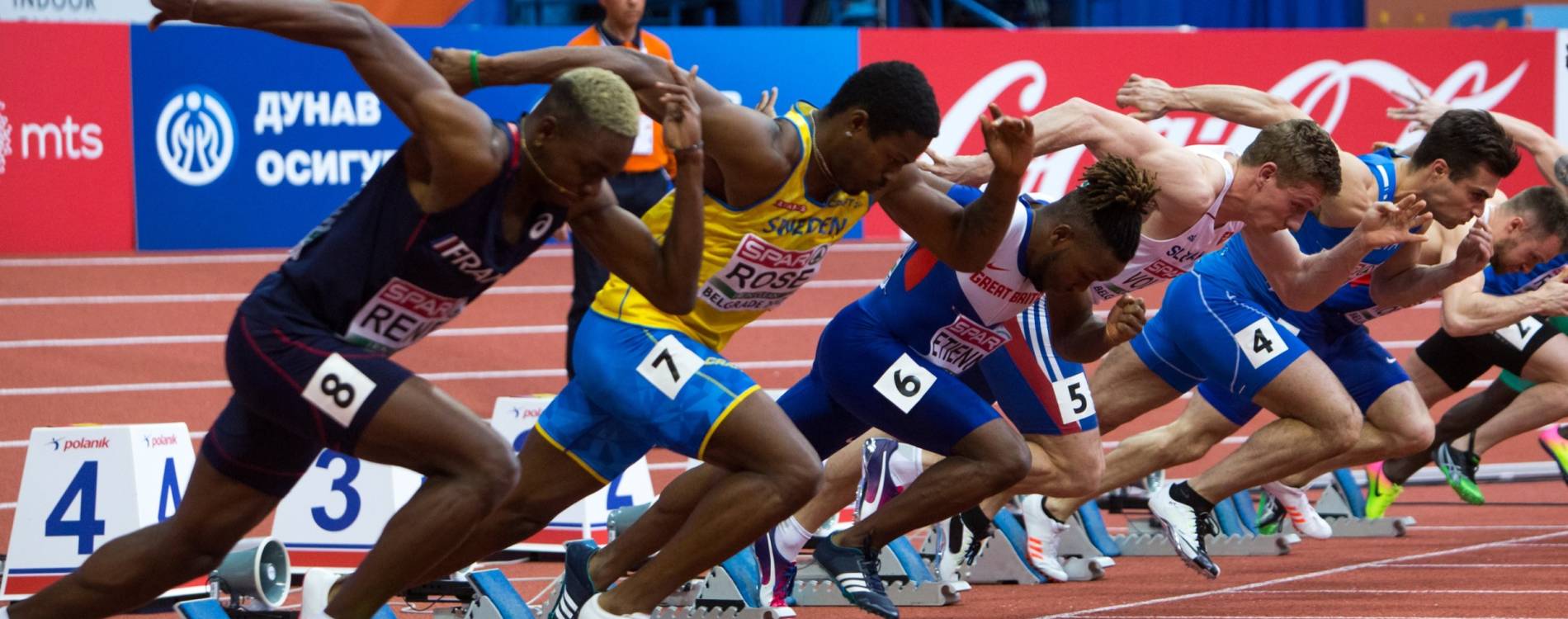 Sprinters at the European Indoor Athletics Championships