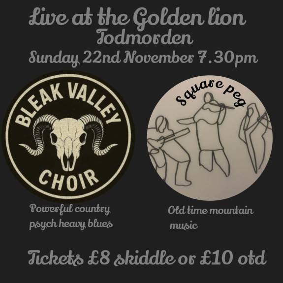 Square peg / bleak valley choir double headline show