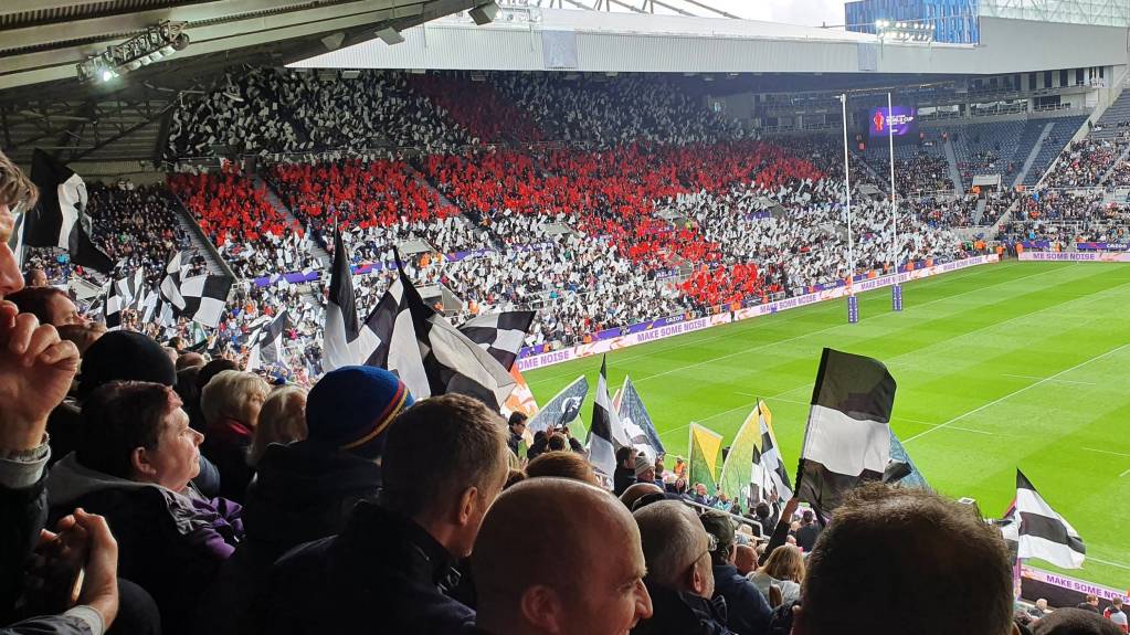 St. James' Park will host the 2023 Super League Magic Weekend, after hosting Rugby League World Cup action in 2022