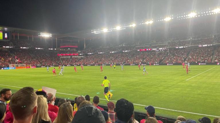St. Louis City playing Sporting Kansas City