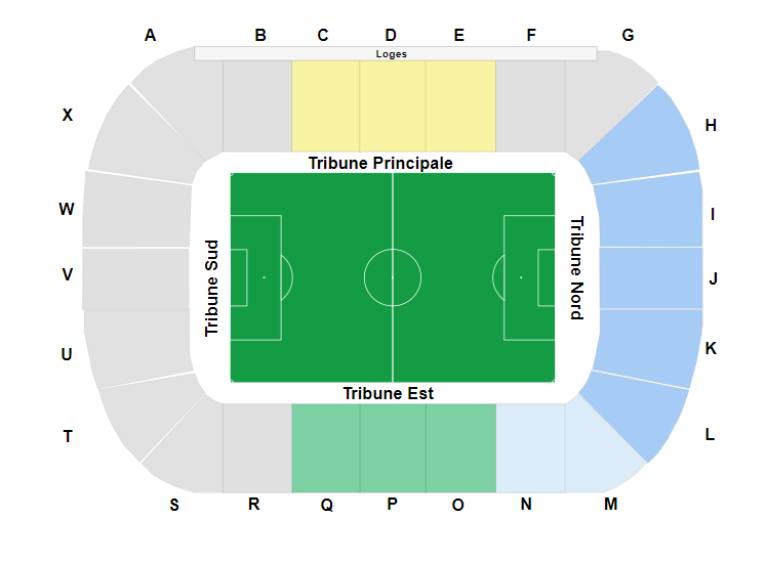 Stade de Genève Map