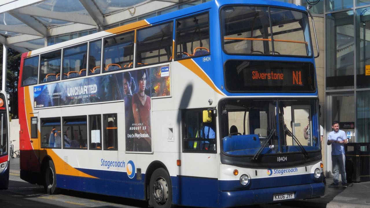 Stagecoach N1 bus at Northampton Bus Station
