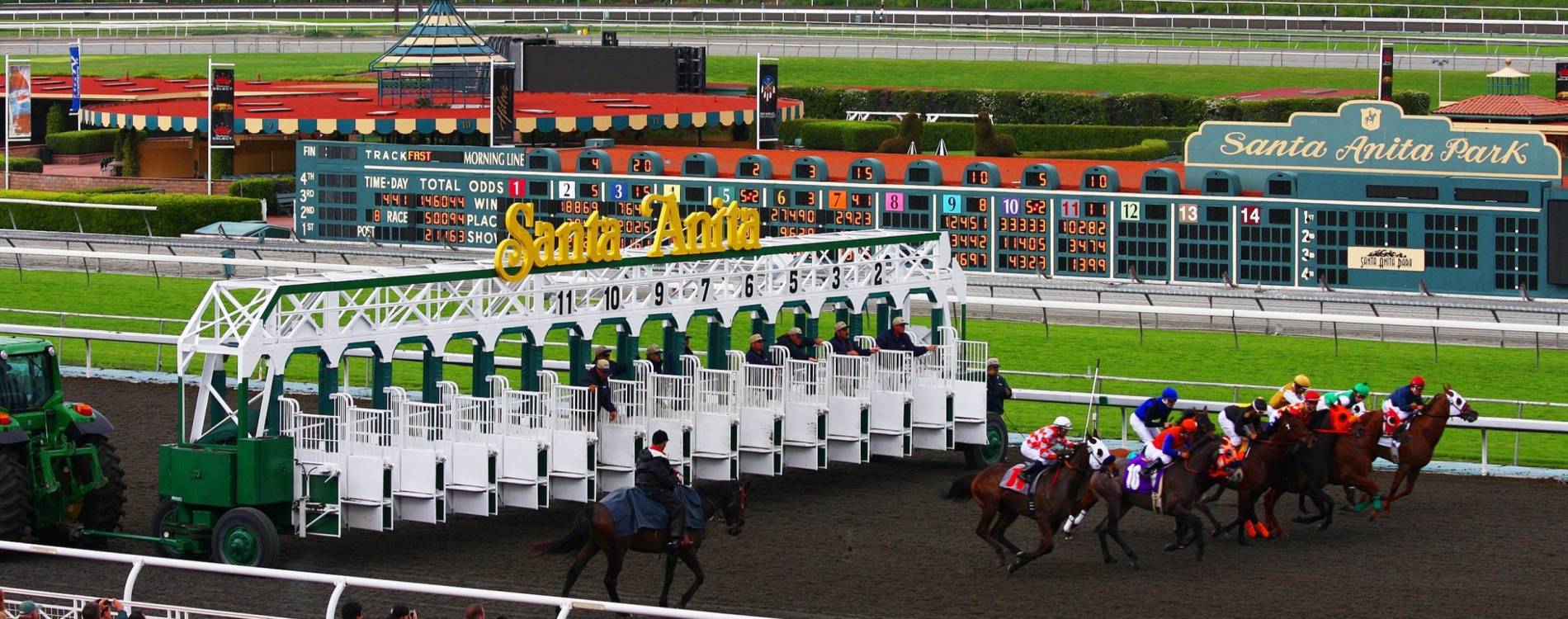 Stalls at Santa Anita