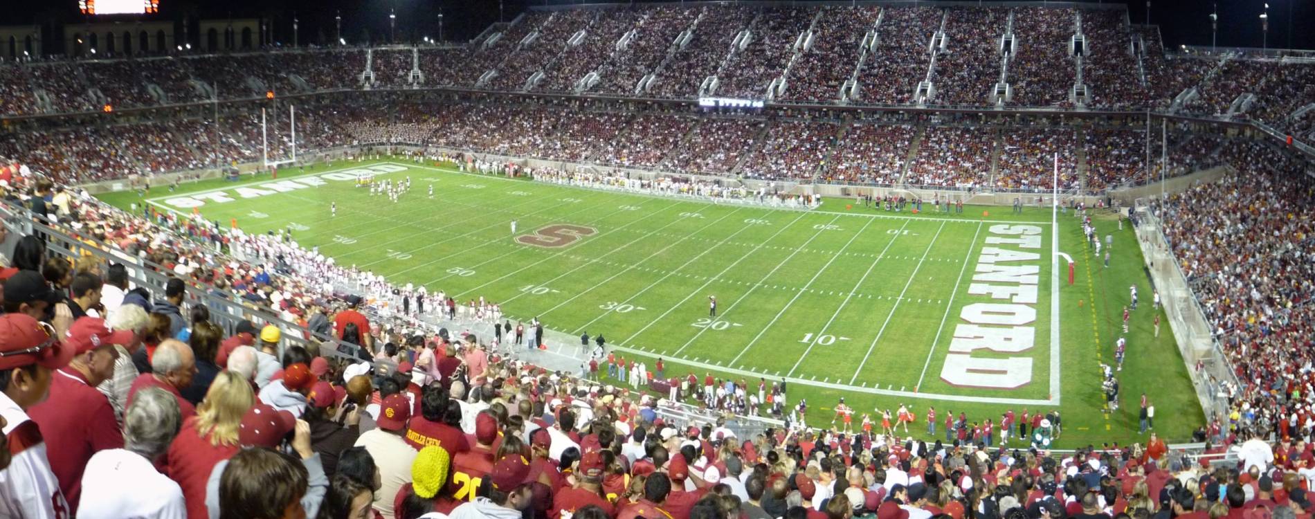Stanford Stadium is home to Stanford Cardinal football team