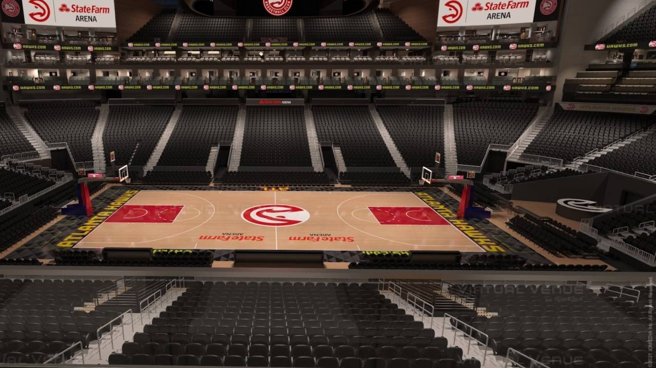 State Farm Arena Atlanta Social Club View