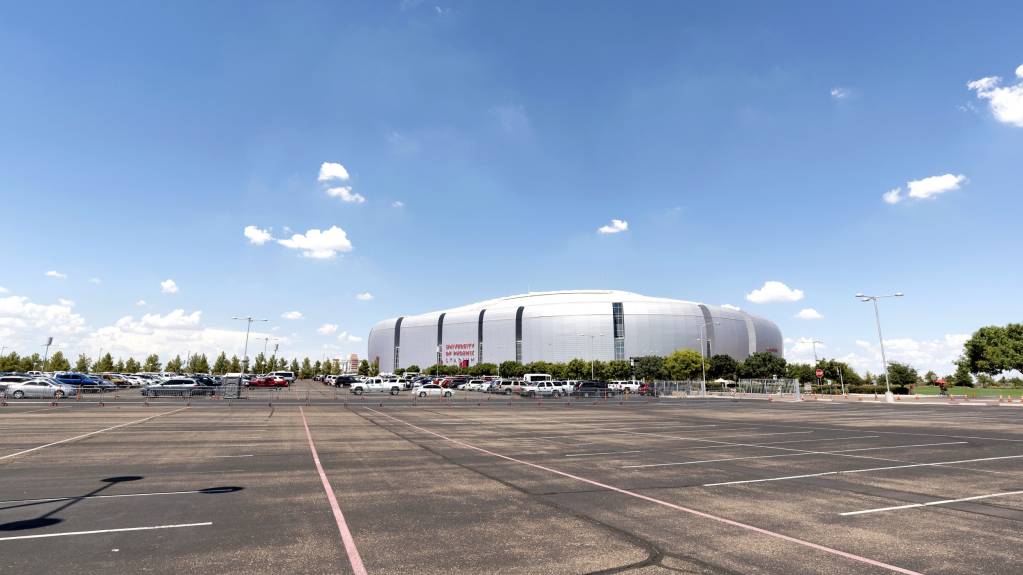 State Farm Stadium is one of many NFL venues with extensive onsite parking