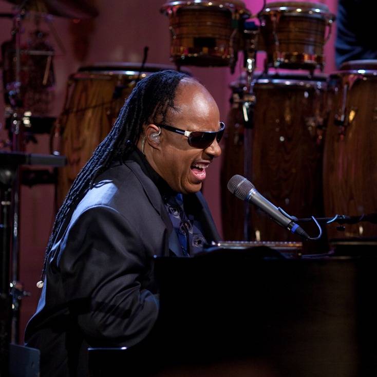 Stevie Wonder performs at the White House