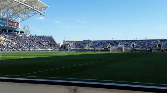 Subaru Park before a Philadelphia Union game