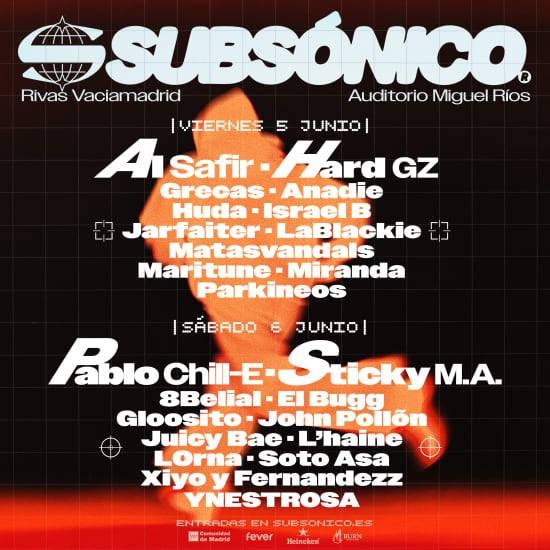 Subsónico, Madrid 2026