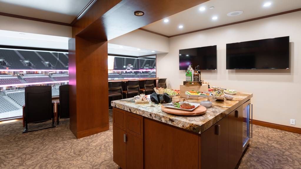 Suite interior at Honda Center