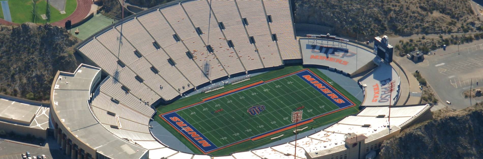 Sun Bowl Stadium is the home ground of the UTEP Miners