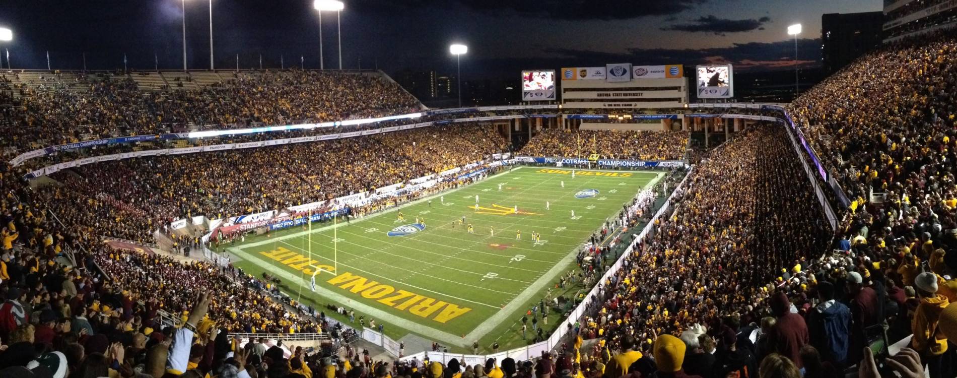 Sun Devil Stadium hosts the Arizona State Sun Devils football team