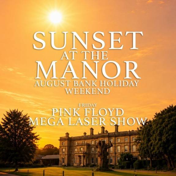 Sunset At The Manor | Pink Floyd Mega Laser Show | Kent