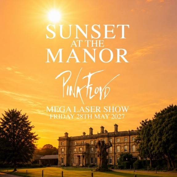 Sunset At The Manor | Pink Floyd Mega Laser Show | Kent