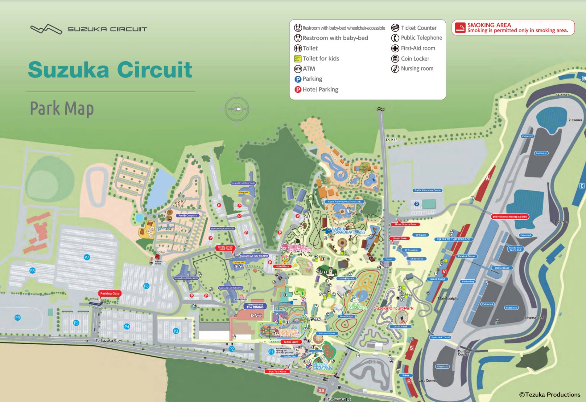 Suzuka Circuit Map