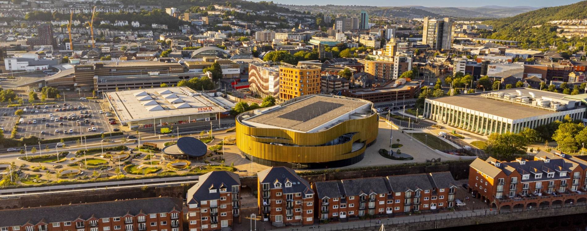 Swansea Arena from above