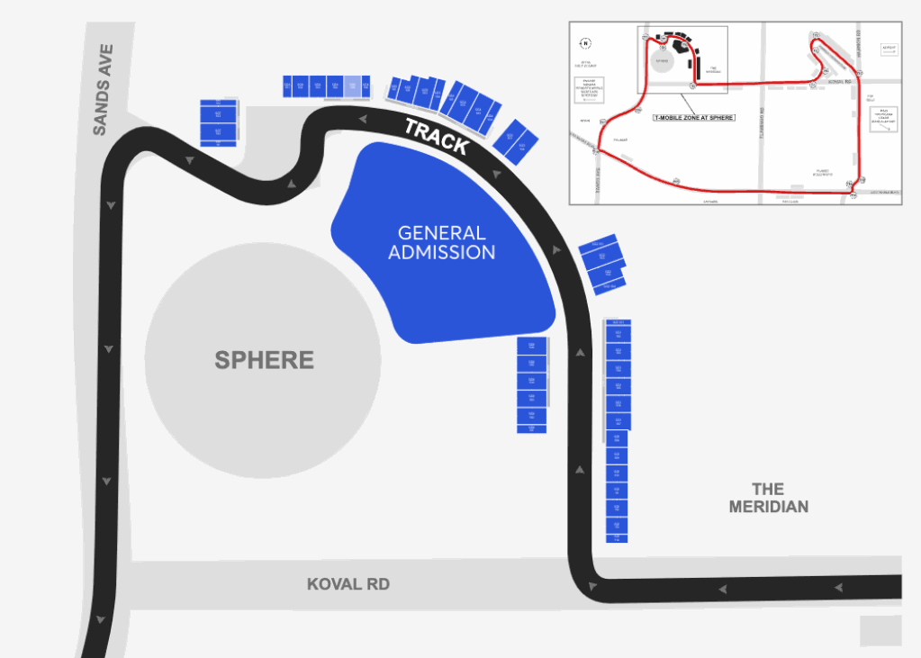 T-Mobile Grandstands Layout
