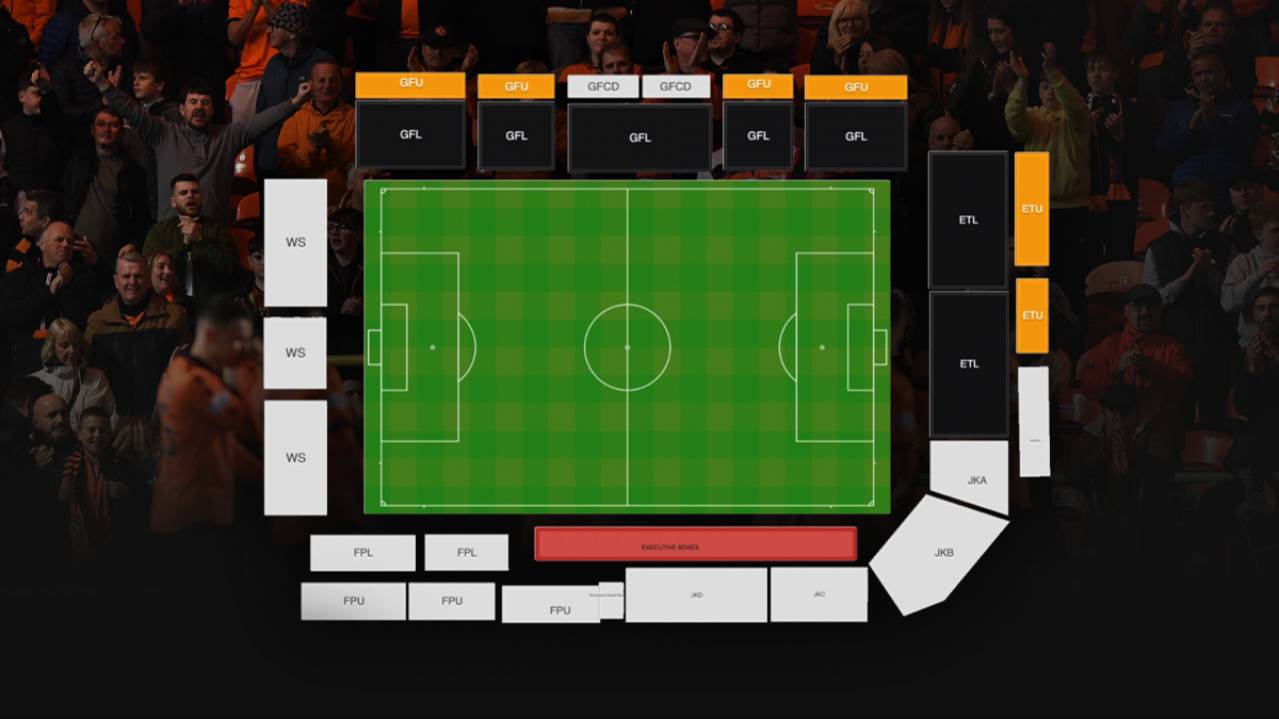 Tannadice Park Map