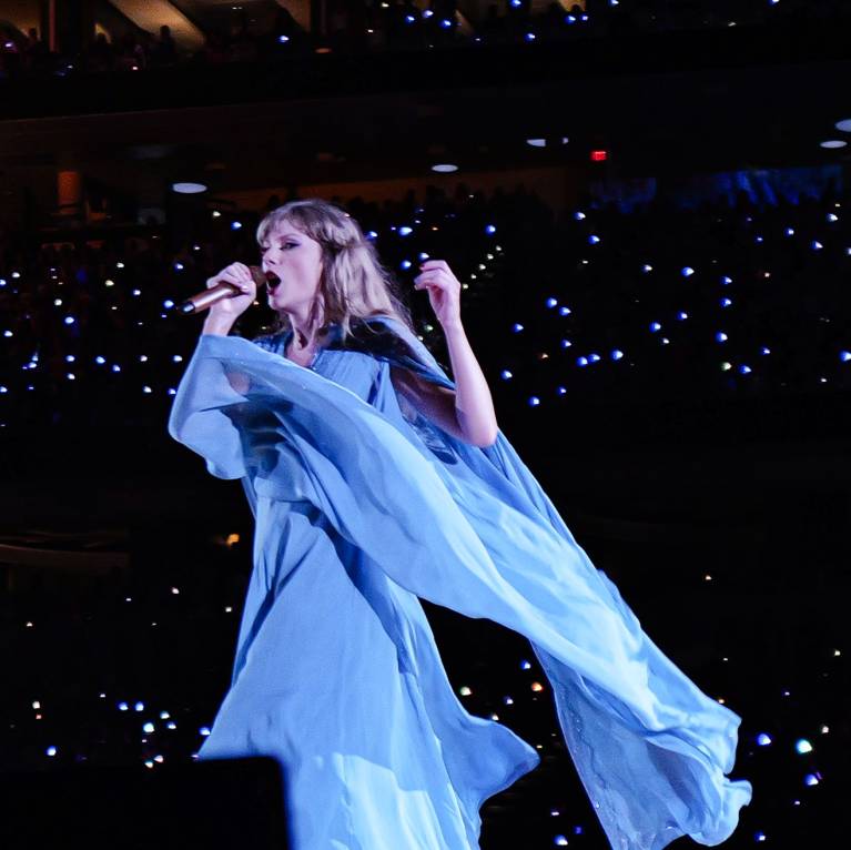 Taylor Swift folkore set on Eras Tour