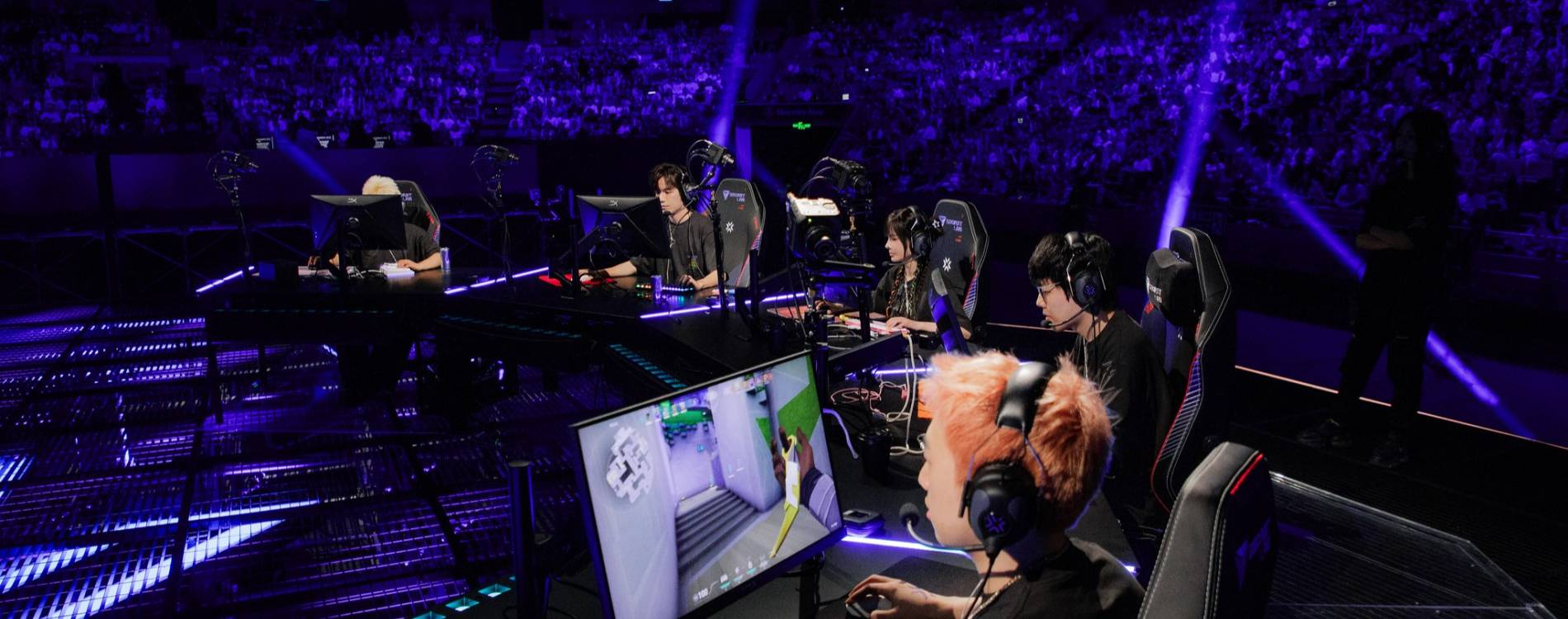 Team China competing at the ShowMatch at the Valorant Masters in Shanghai