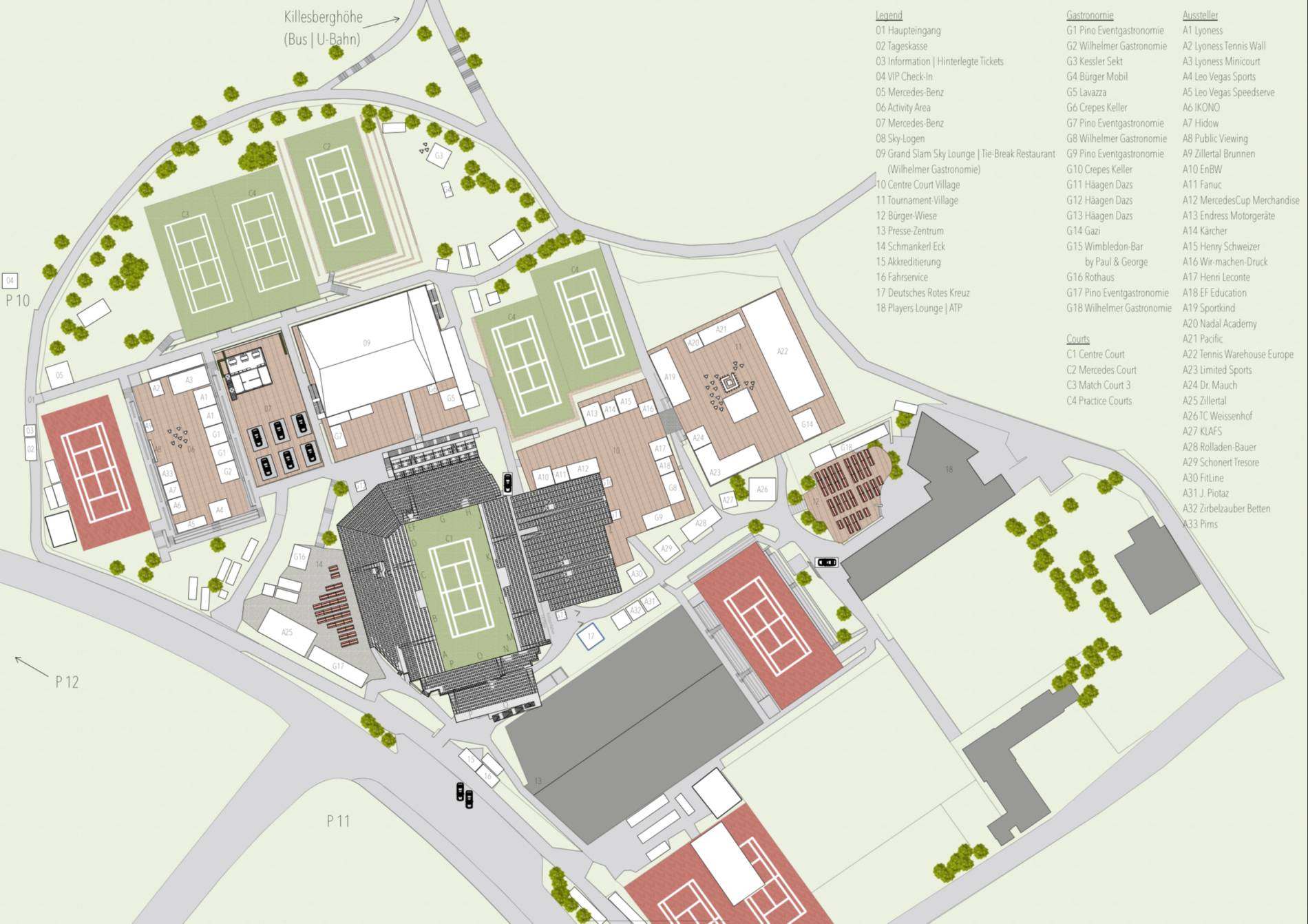 Tennis Club Weissenhof Map