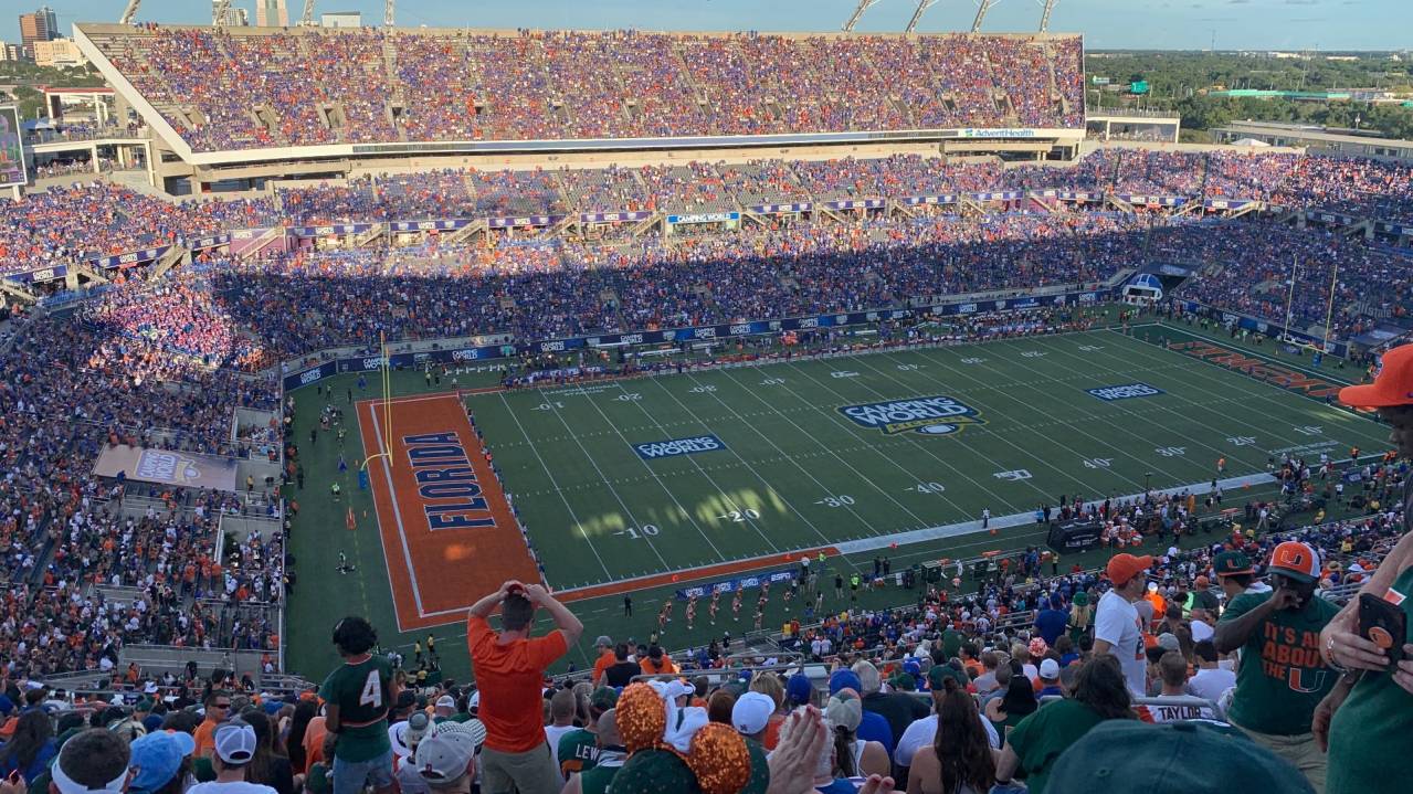 Terrace Level (Section 200) Citrus Bowl 30 Dec 2024* Camping