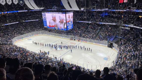 Terrace Level Section 328 at Amalie Arena