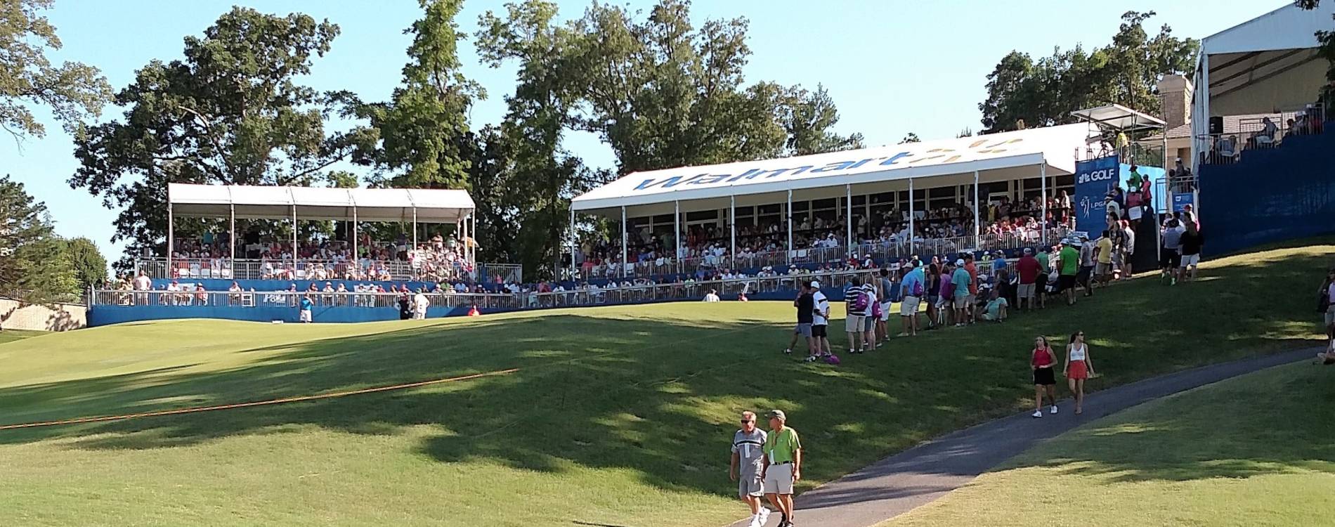 The 18th hole at the NW Arkansas Championship