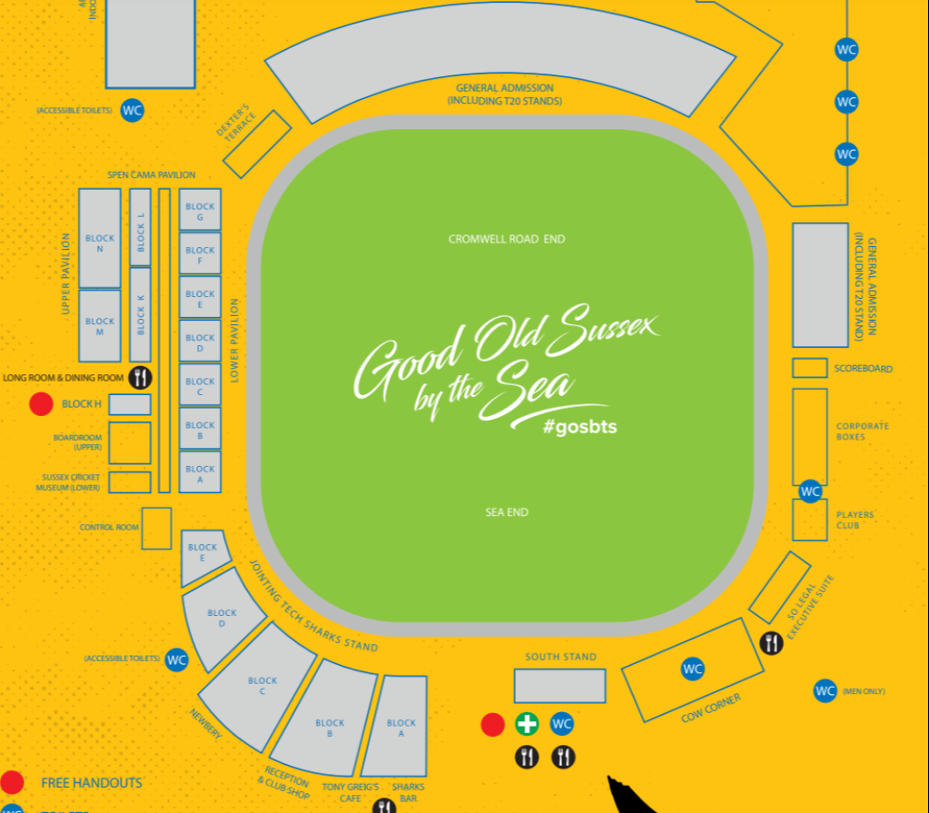 The 1st Central County Ground Map