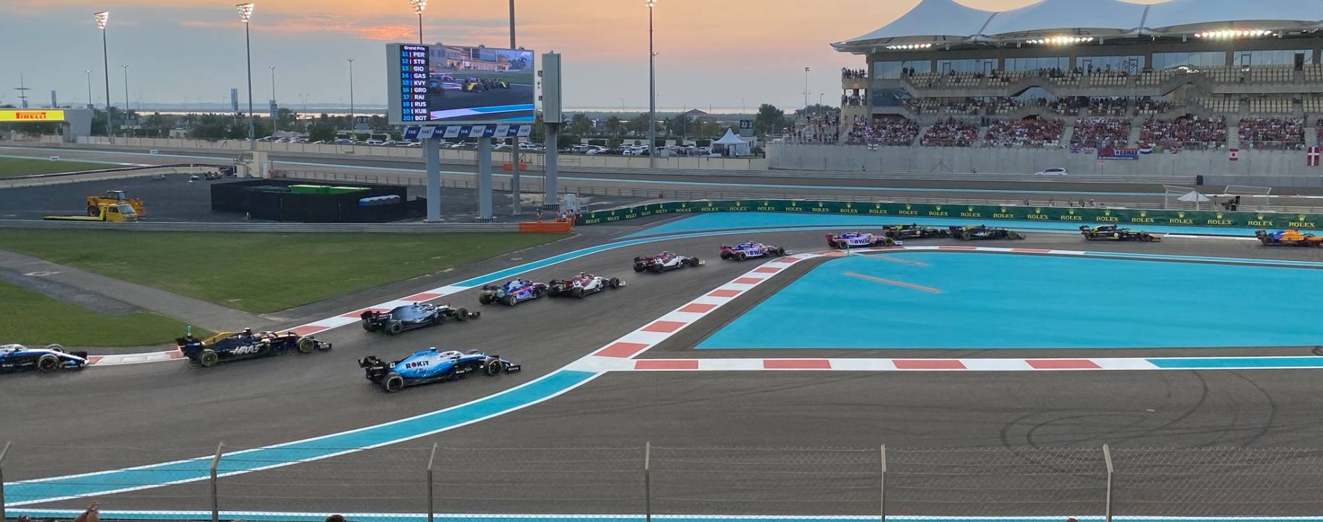 The Abu Dhabi Grand Prix is hosted at Yas Marina Circuit