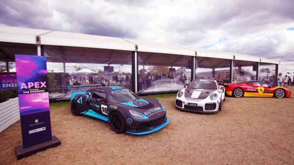 The Apex is located at turn 12