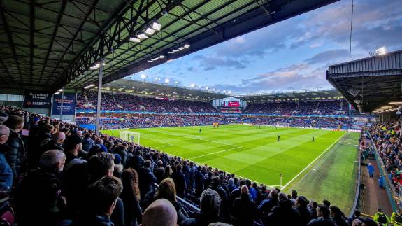 The away end at Turf Moor